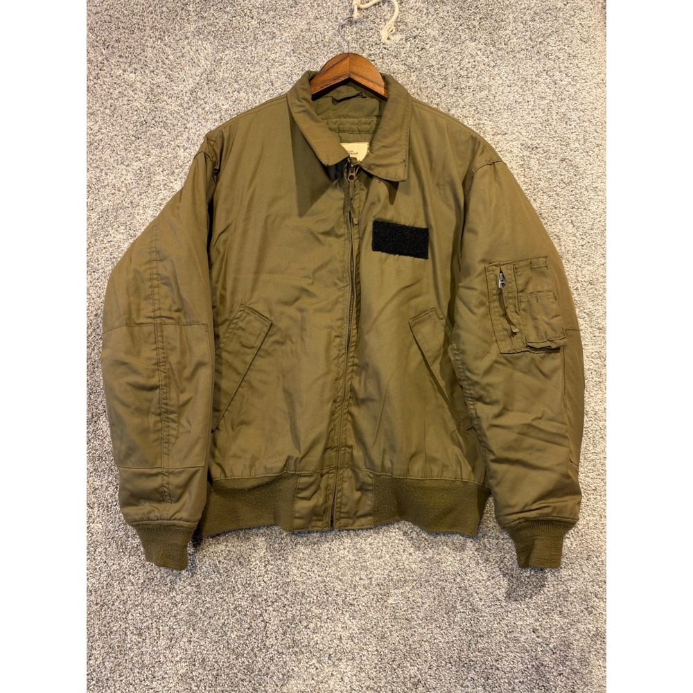 Lancer Clothing Jacket Mens XL Green Cold Weather High Temp Resistant CVC Bomber